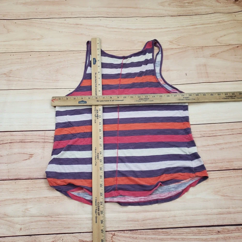 VTG Old Navy Shirt Womens Large Purple Orange Tank Top Sleeveless Top‎ 2000s